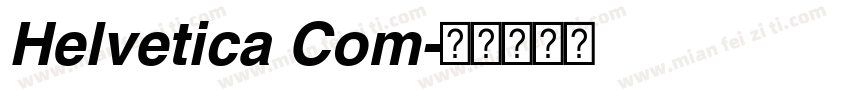 Helvetica Com字体转换